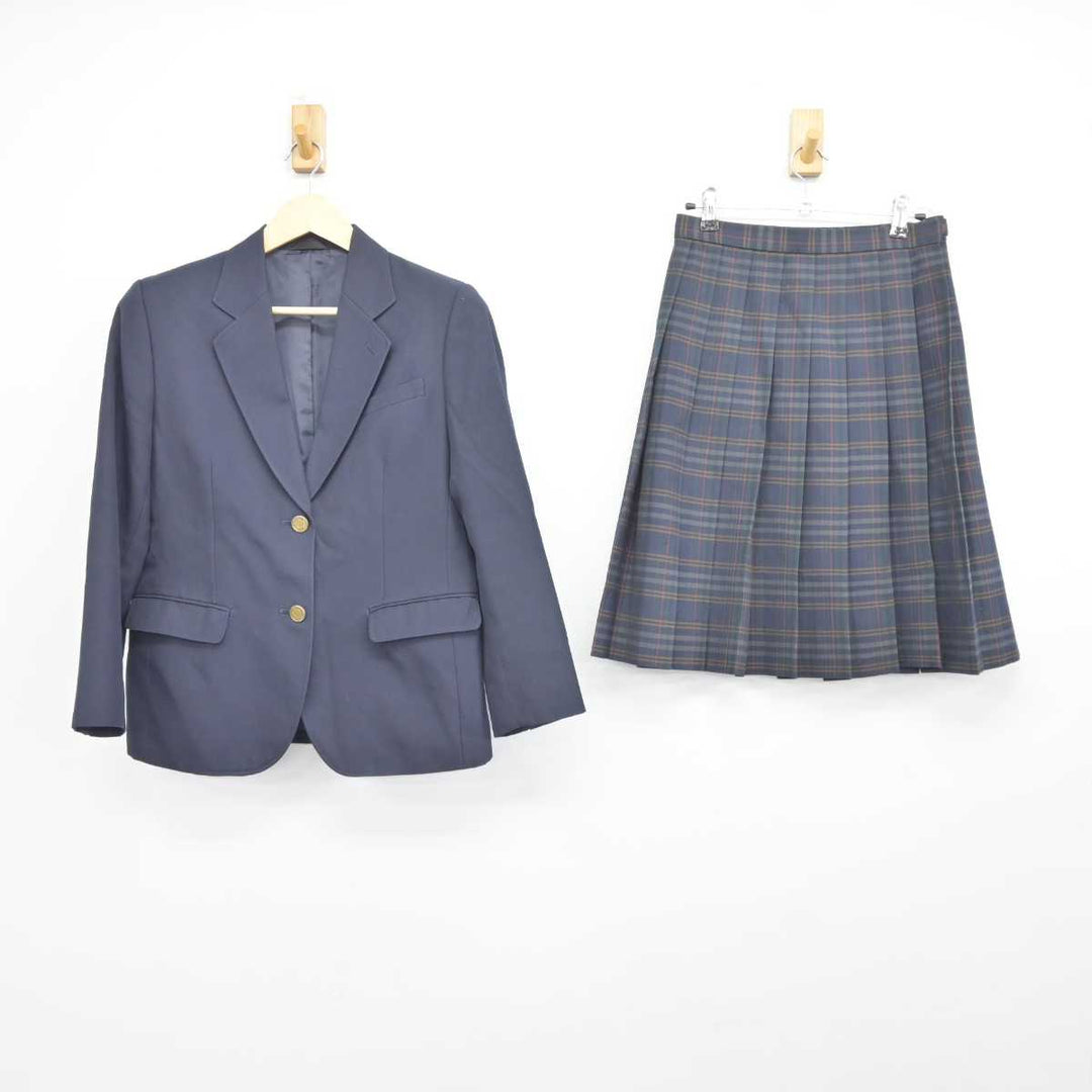 【中古】大阪府 交野市立第三中学校 女子制服 2点 (ブレザー・スカート) sf043648