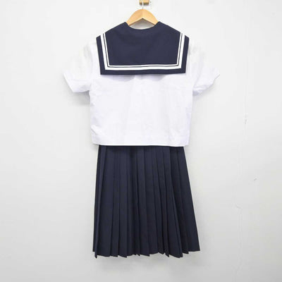 【中古】高知県 土佐女子中学高等学校 女子制服 4点 (セーラー服・セーラー服・スカート) sf043651