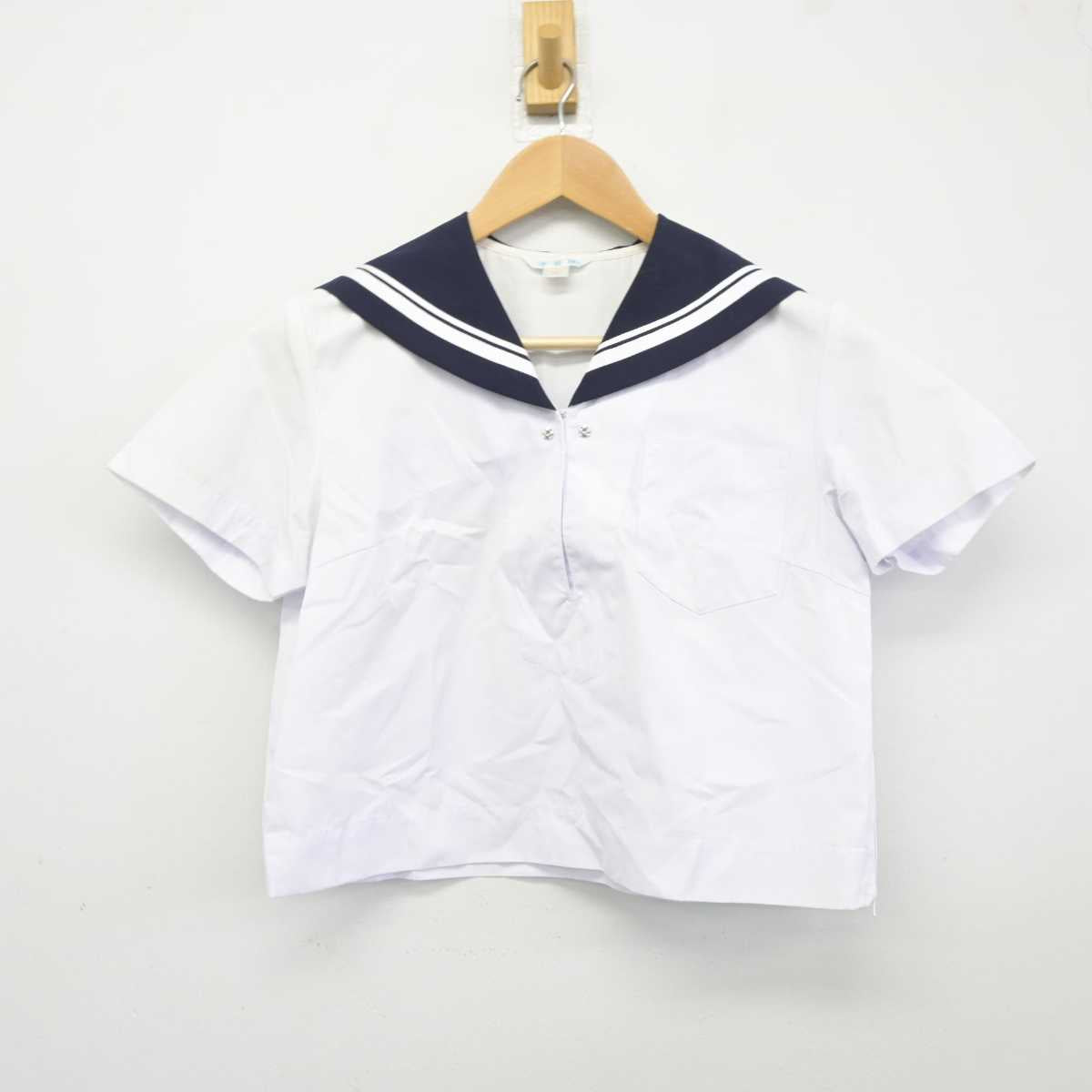 【中古】高知県 土佐女子中学高等学校 女子制服 2点 (セーラー服) sf043652