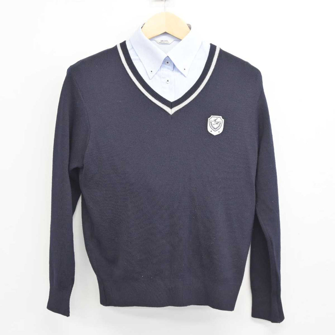 中古】広島県 安佐南中学校 女子制服 2点 (ニット・シャツ) sf043660 | 中古制服通販パレイド