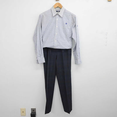 【中古】広島県 高陽東高等学校 男子制服 3点 (シャツ・ズボン) sf043661