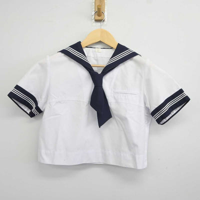 【中古】東京都 豊島岡中学校 女子制服 3点 (セーラー服・スカート) sf043667