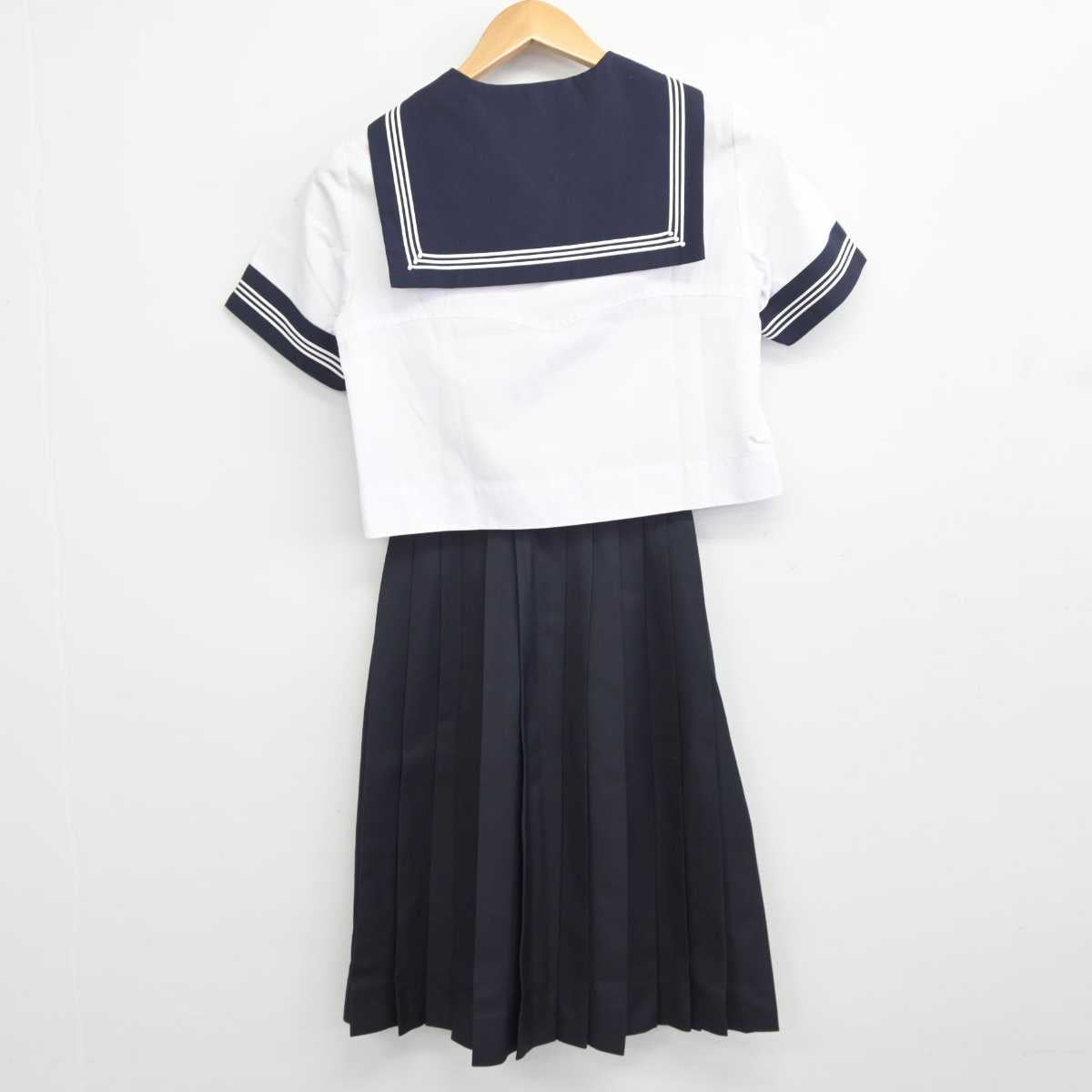 【中古】東京都 豊島岡中学校 女子制服 3点 (セーラー服・スカート) sf043668