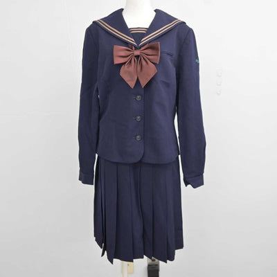 【中古】埼玉県 武蔵越生高等学校 女子制服 4点 (ブレザー・セーラー服・スカート) sf043673