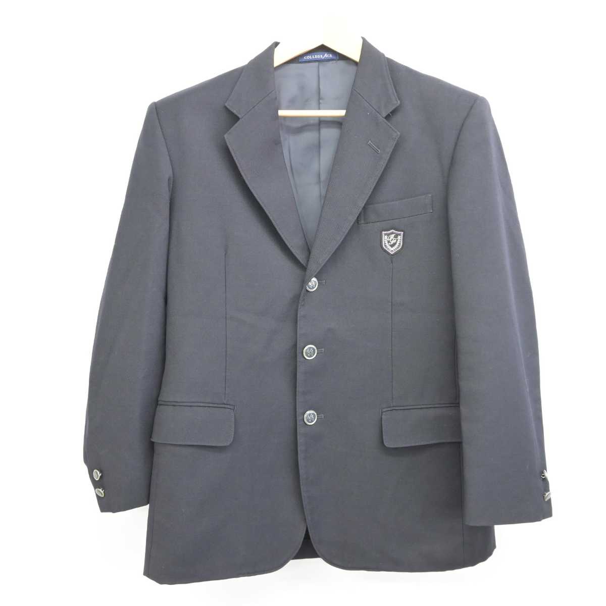 【中古】茨城県 石岡第一高等学校 男子制服 3点 (ブレザー・ズボン) sf043675