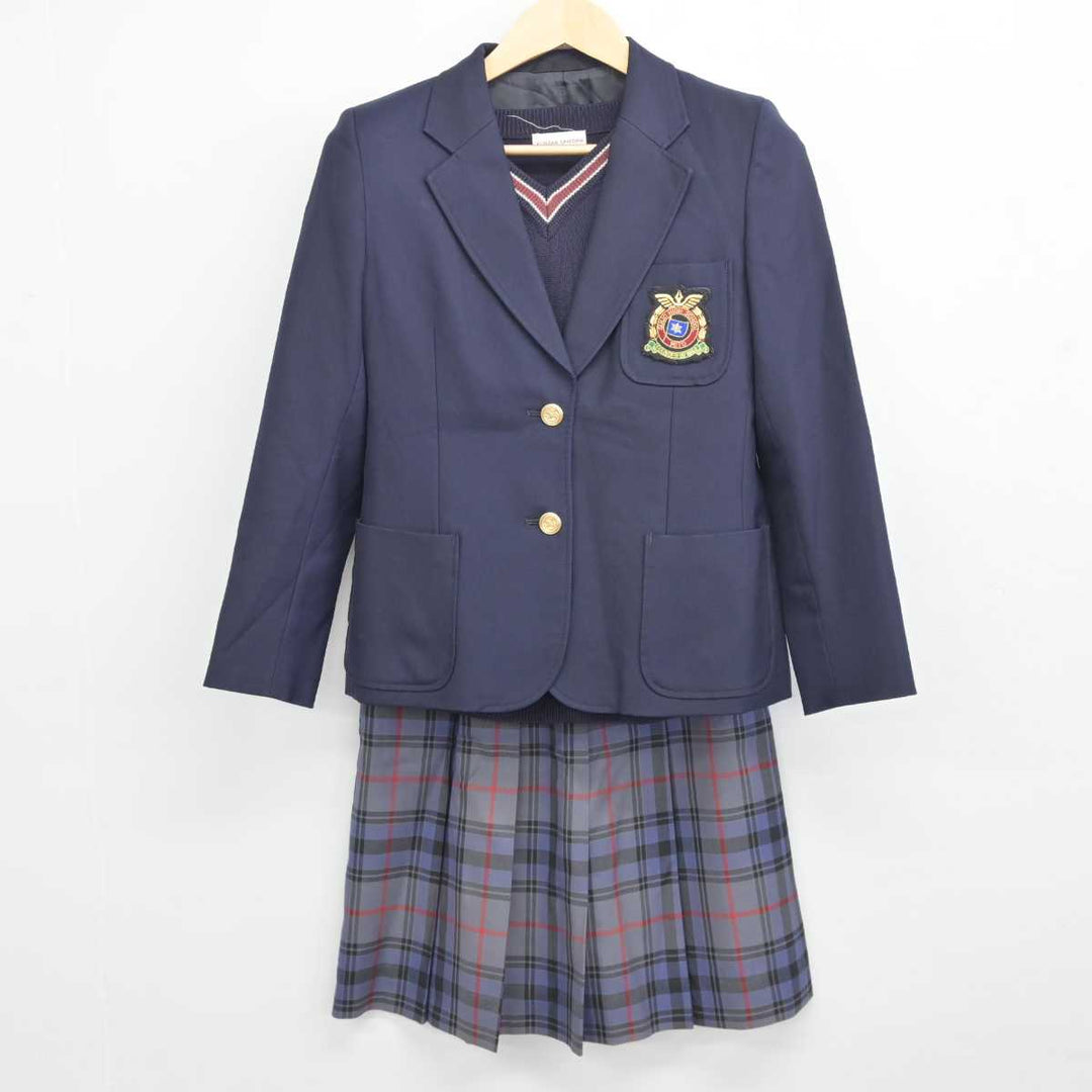 【中古】茨城県 水城高等学校 女子制服 3点 (ブレザー・ニット・スカート) sf043677 | 中古制服通販パレイド