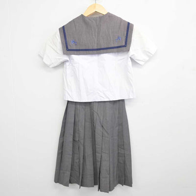 【中古】沖縄県 南星中学校 女子制服 4点 (セーラー服・スカート) sf043680