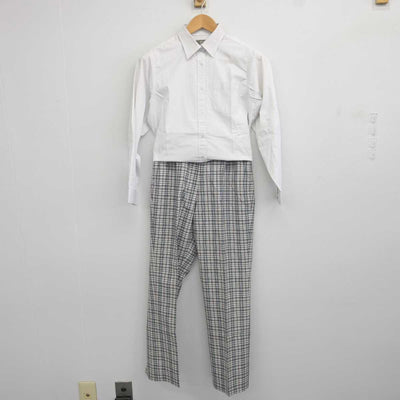 【中古】千葉県 芝浦工業大学柏中学高等学校 女子制服 3点 (シャツ・ズボン) sf043699