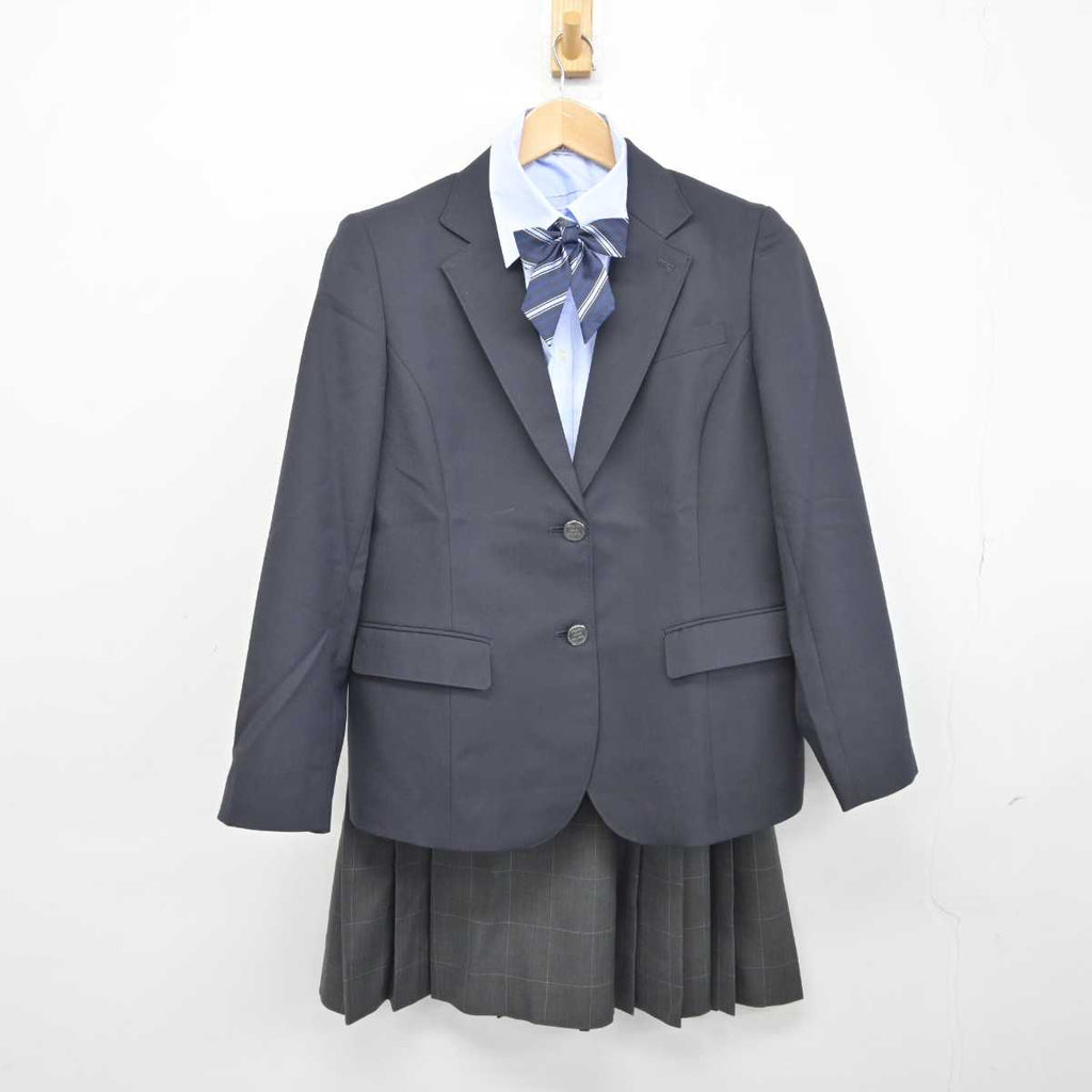 【中古】奈良県 香芝高等学校 女子制服 5点 (ブレザー・シャツ・スカート) sf043711