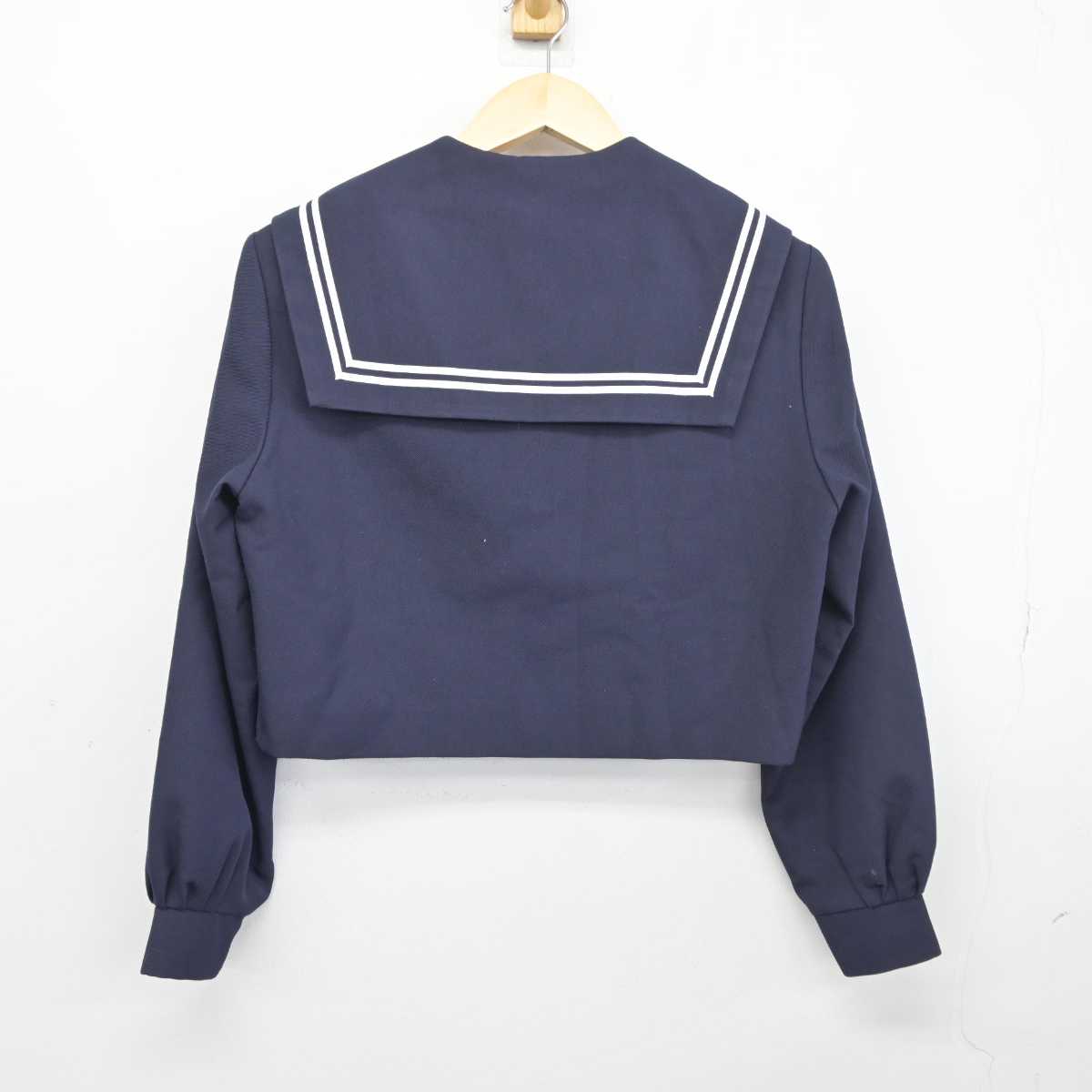 【中古】岐阜県 島中学校 女子制服 2点 (セーラー服) sf043723