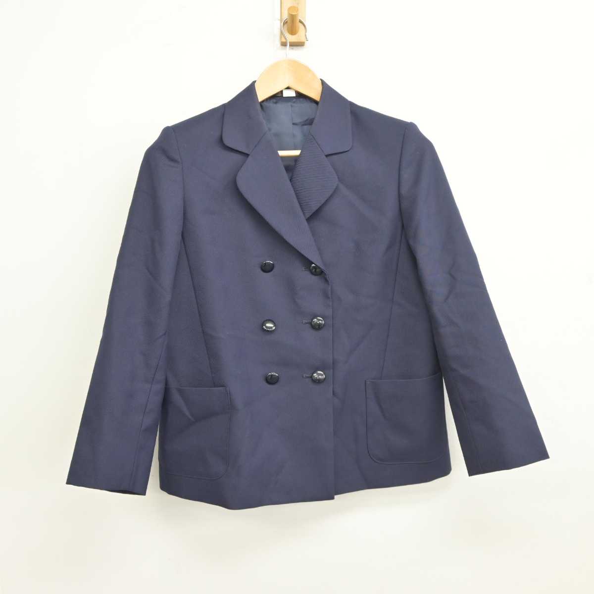 【中古】兵庫県 伊丹市立西中学校 女子制服 4点 (ブレザー・スカート) sf043734