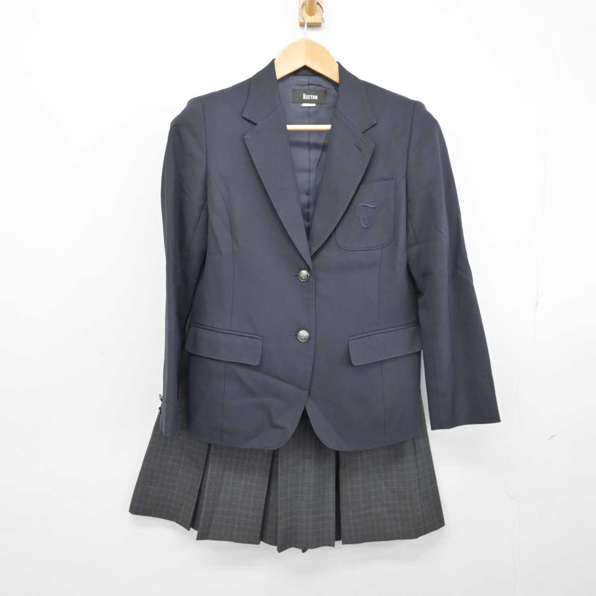 【中古】東京都 大成高等学校 女子制服 2点 (ブレザー・スカート) sf043738