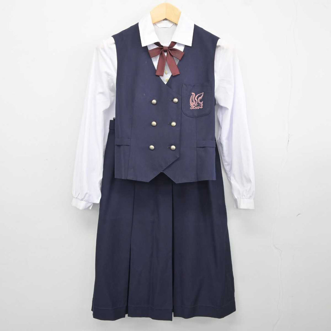 【中古】奈良県 高田高等学校 女子制服 6点 (ブレザー・シャツ・ベスト・スカート) sf043744 | 中古制服通販パレイド