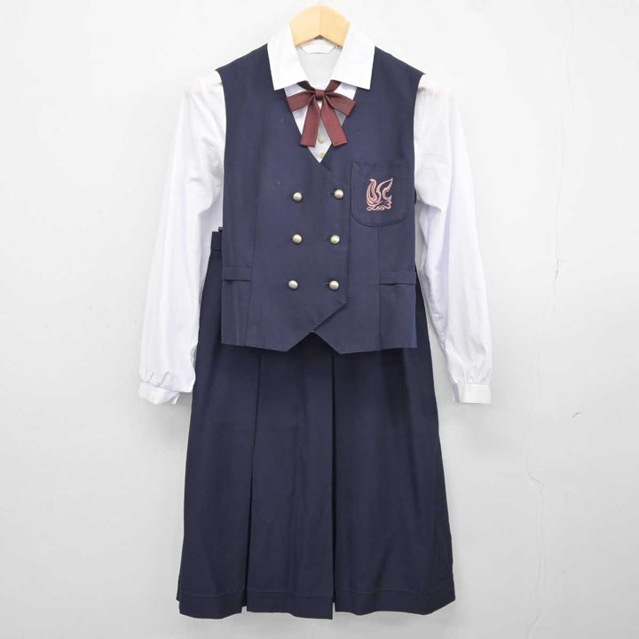 中古】奈良県 高田高等学校 女子制服 6点 (ブレザー・シャツ・ベスト・スカート) sf043744 | 中古制服通販パレイド