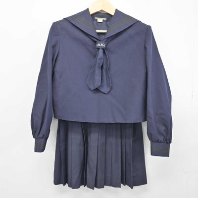 【中古】埼玉県 浦和高等学校 女子制服 4点 (セーラー服・スカート) sf043746