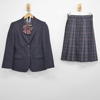 【中古】東京都 若葉総合高等学校 女子制服 3点 (ブレザー・スカート) sf043755