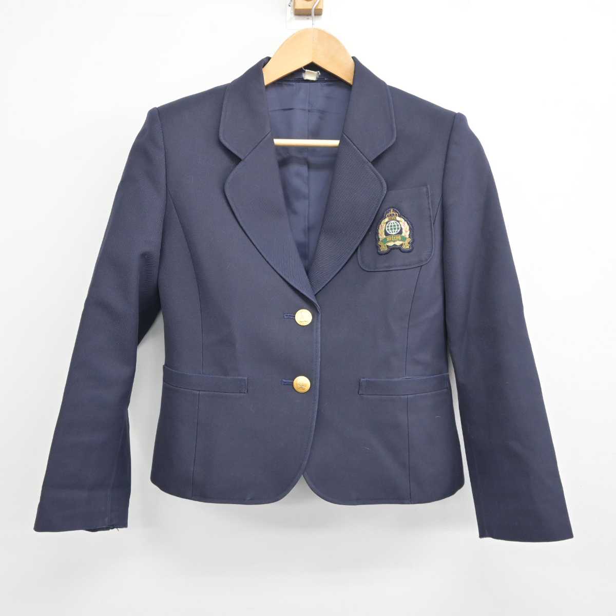 【中古】香川県 香川誠陵高等学校 女子制服 3点 (ブレザー・スカート) sf043765