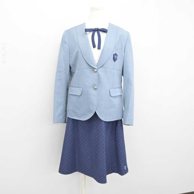 【中古】岡山県 ノートルダム清心学園清心女子高等学校 女子制服 4点 (ブレザー・シャツ・スカート) sf043773