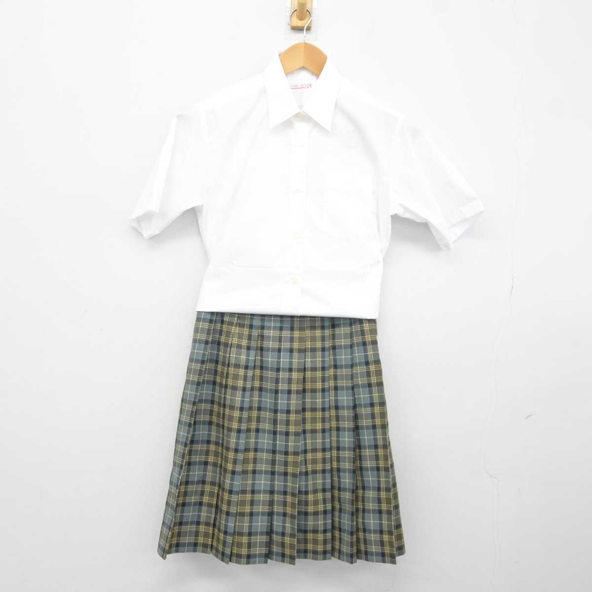 【中古】東京都 東洋高等学校 女子制服 2点 (シャツ・スカート) sf043781