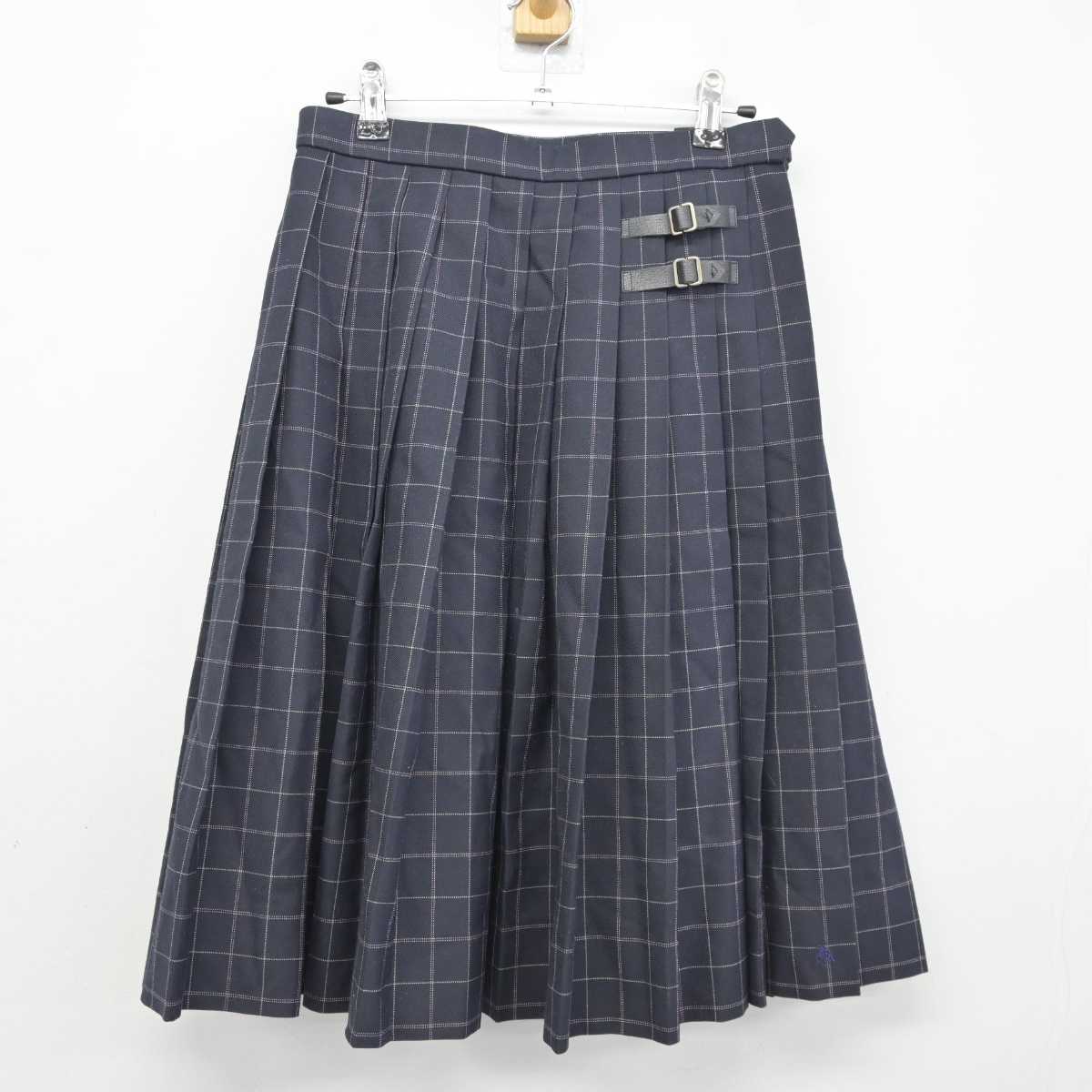 【中古】福岡県 福岡農業高等学校 女子制服 3点 (ブレザー・シャツ・スカート) sf043786