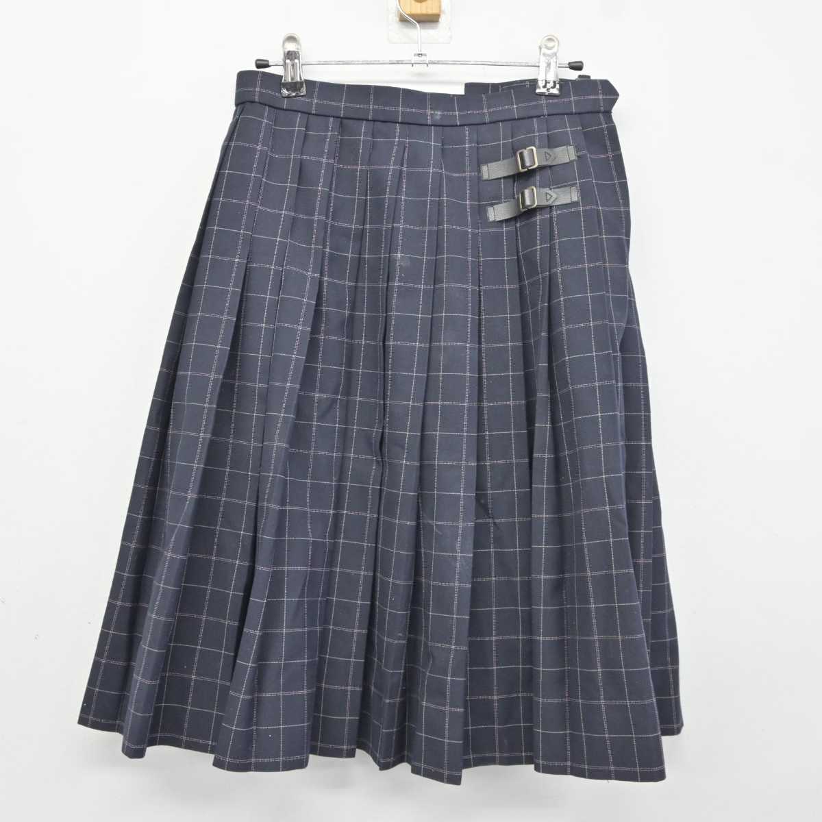 【中古】福岡県 福岡農業高等学校 女子制服 4点 (ブレザー・シャツ・スカート) sf043789