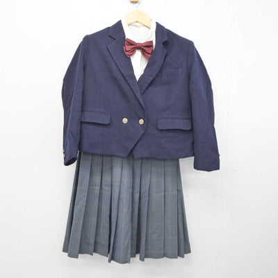 【中古】愛媛県 丹原高等学校 女子制服 4点 (ブレザー・シャツ・スカート) sf043797