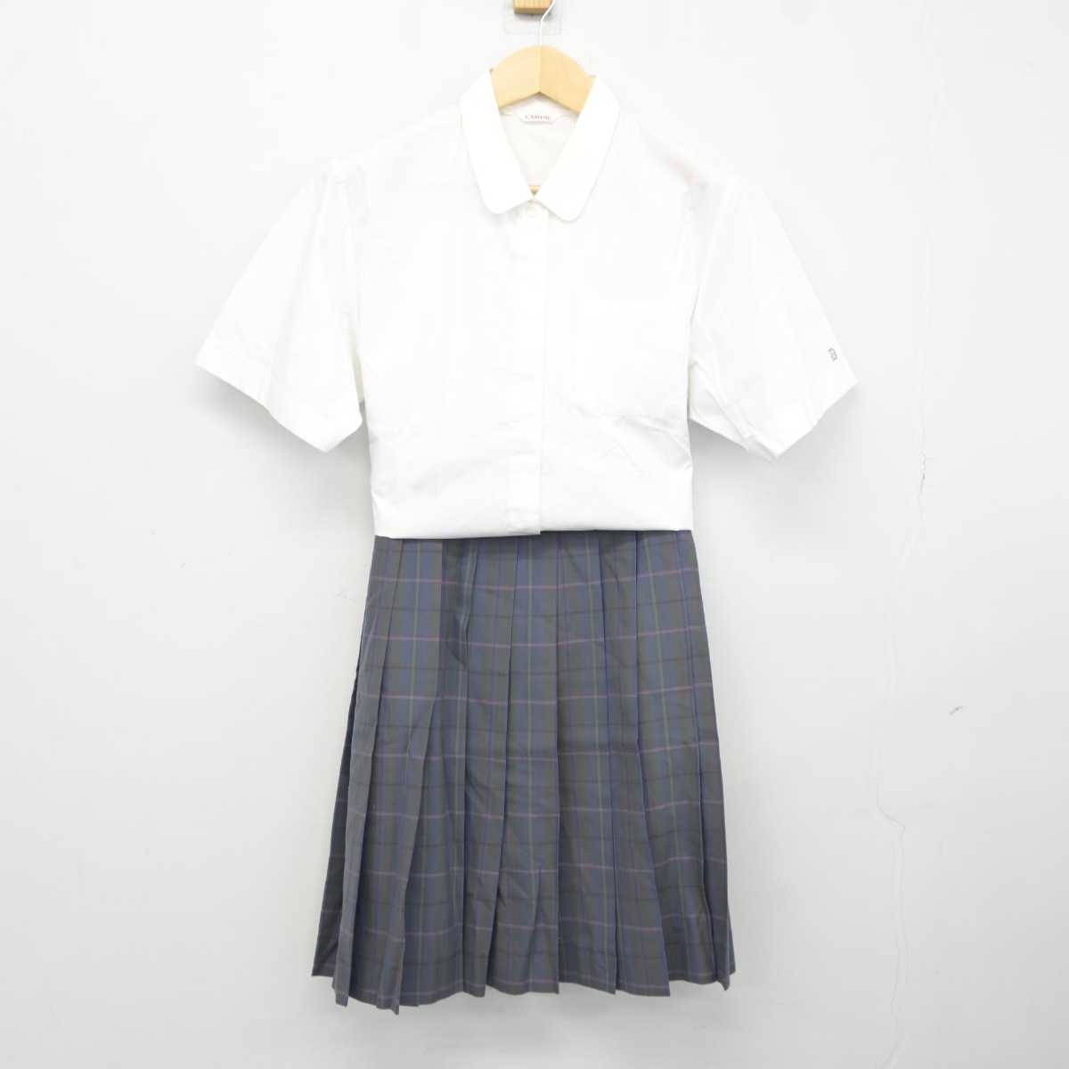 【中古】島根県 大東高等学校 女子制服 3点 (シャツ・シャツ・スカート) sf043802