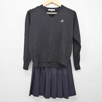 【中古】埼玉県 大妻嵐山高等学校 女子制服 5点 (ブレザー・ニット・スカート) sf043813