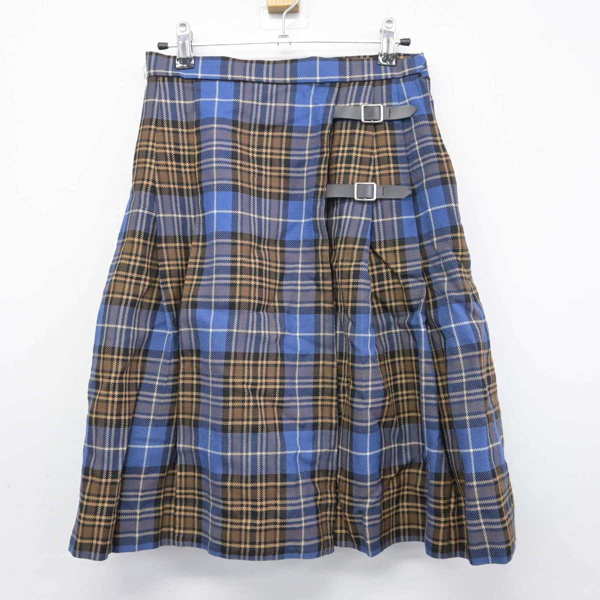 【中古】岡山県 岡山学芸館高等学校 女子制服 4点 (ブレザー・シャツ・スカート) sf043815