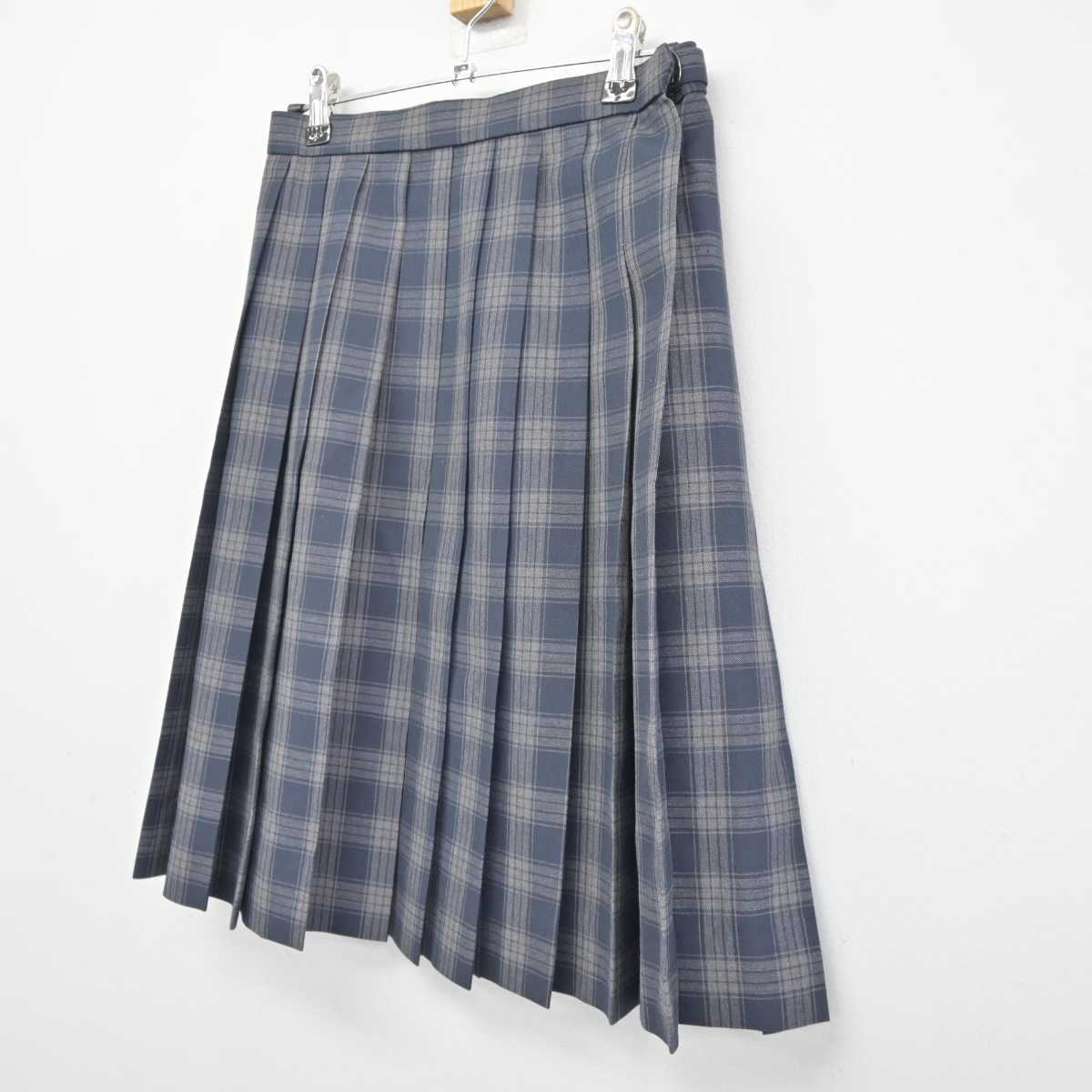 【中古】岡山県 岡山南高等学校 女子制服 4点 (スカート) sf043819