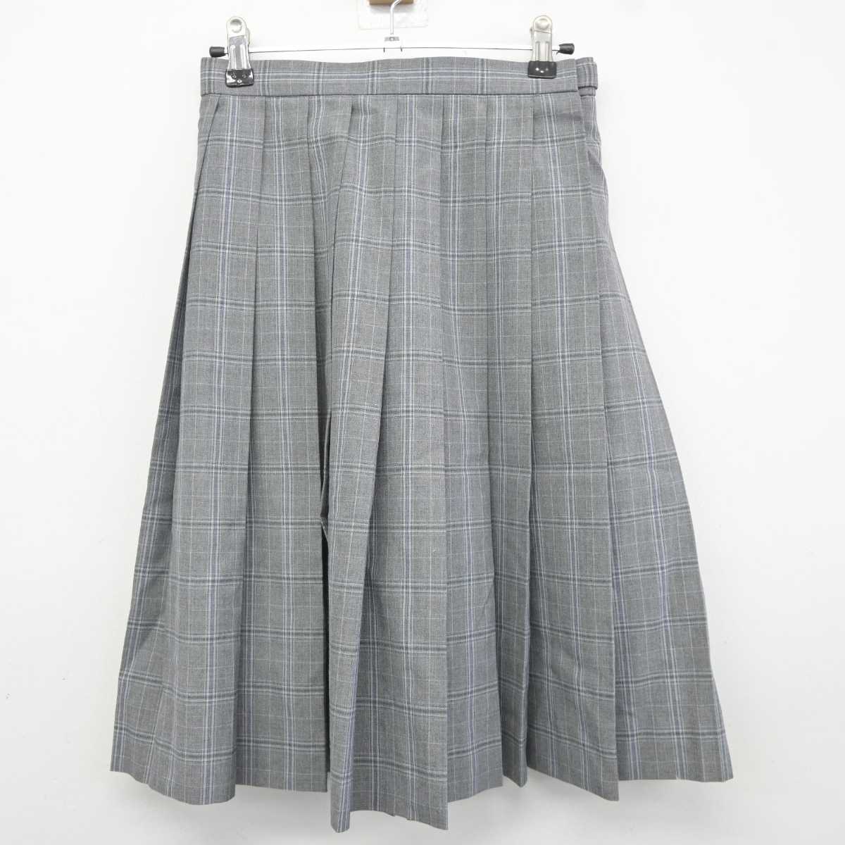 【中古】栃木県 旭中学校 女子制服 2点 (ニットベスト・スカート) sf043826