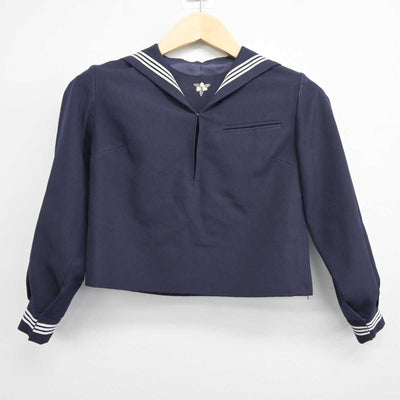 【中古】東京都 成蹊高等学校 女子制服 2点 (セーラー服・スカート) sf043828