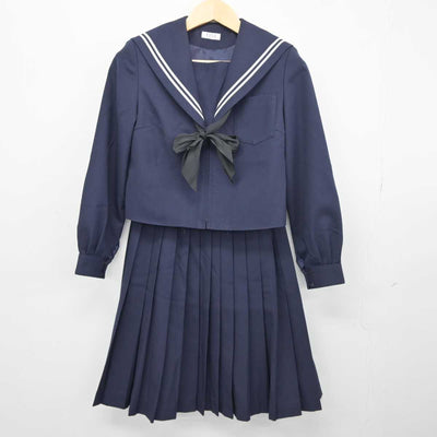 【中古】愛知県 常磐中学校 女子制服 3点 (セーラー服・スカート) sf043837