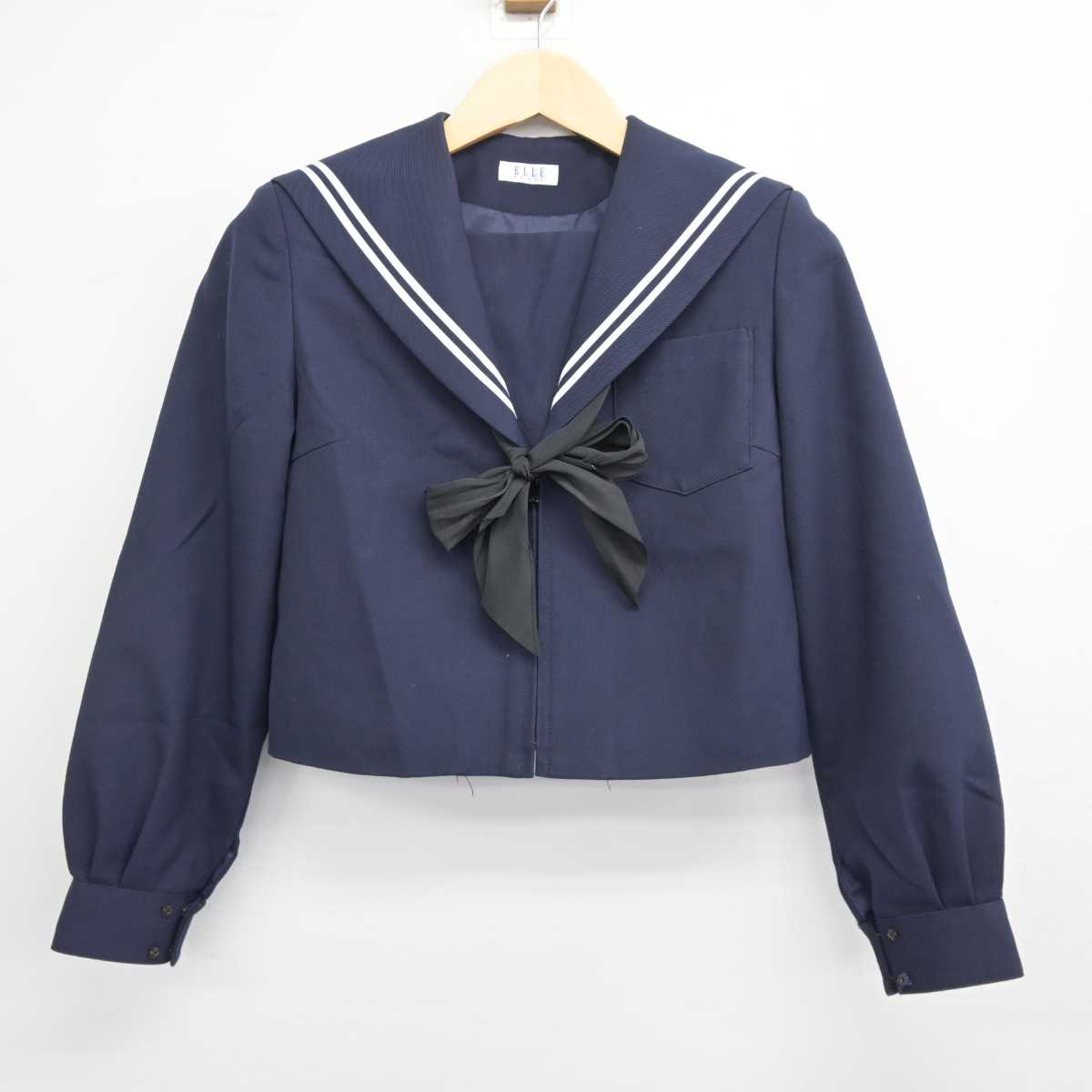 【中古】愛知県 常磐中学校 女子制服 3点 (セーラー服・スカート) sf043837