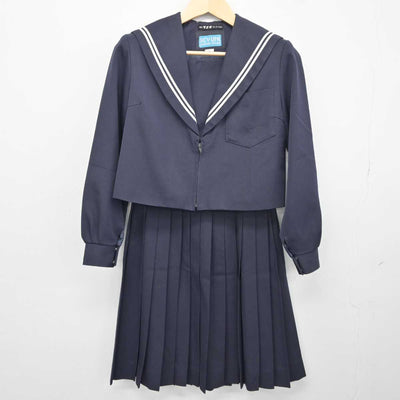 【中古】愛知県 常磐中学校 女子制服 3点 (セーラー服・スカート) sf043838