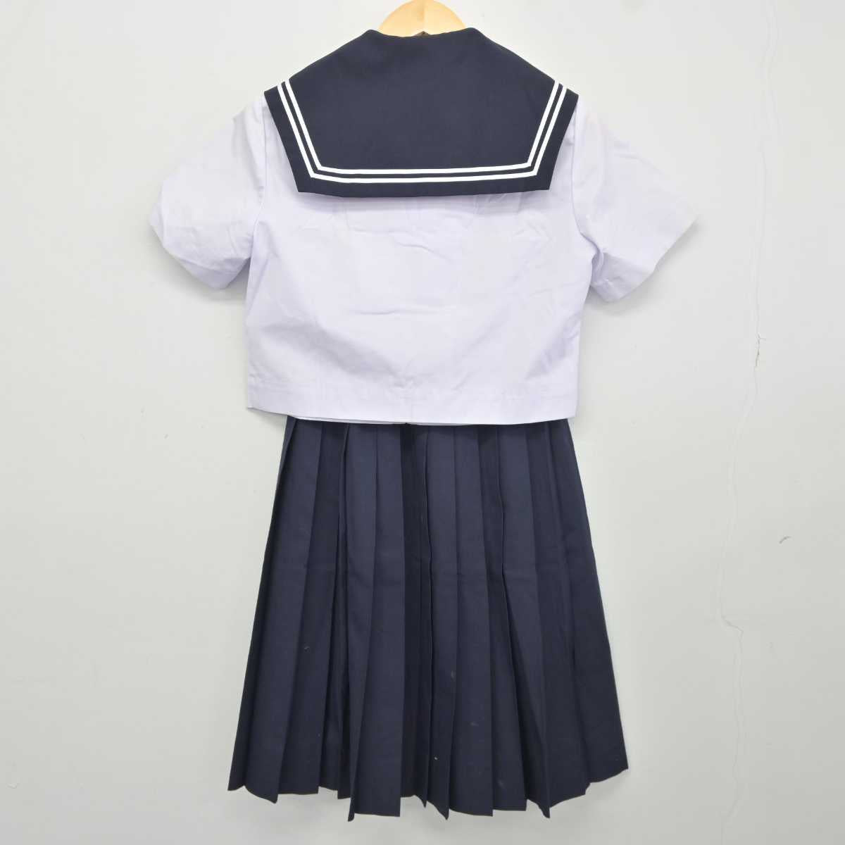 【中古】愛知県 常磐中学校 女子制服 2点 (セーラー服・スカート) sf043839