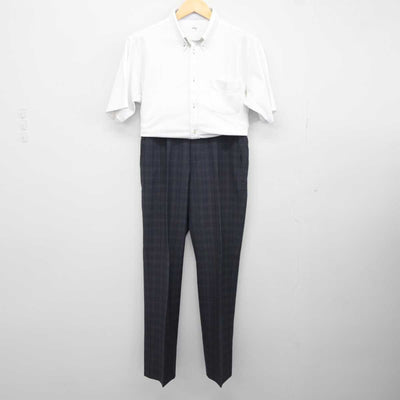 【中古】愛知県 岡崎城西高等学校 男子制服 3点 (シャツ・ズボン) sf043842