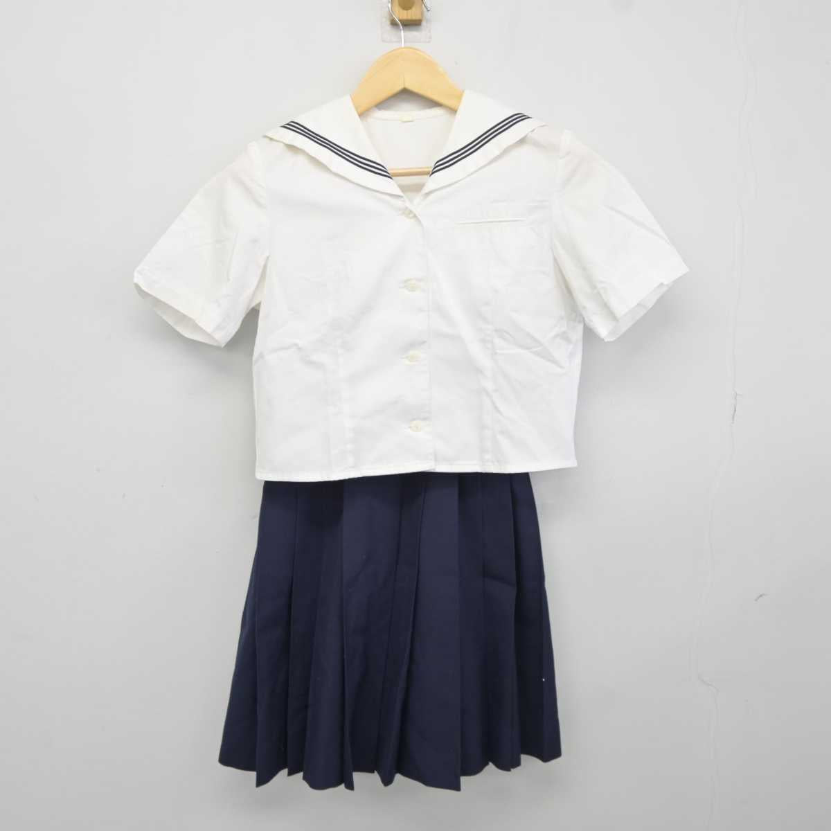 【中古】東京都 小松川高等学校 女子制服 3点 (セーラー服・スカート) sf043866