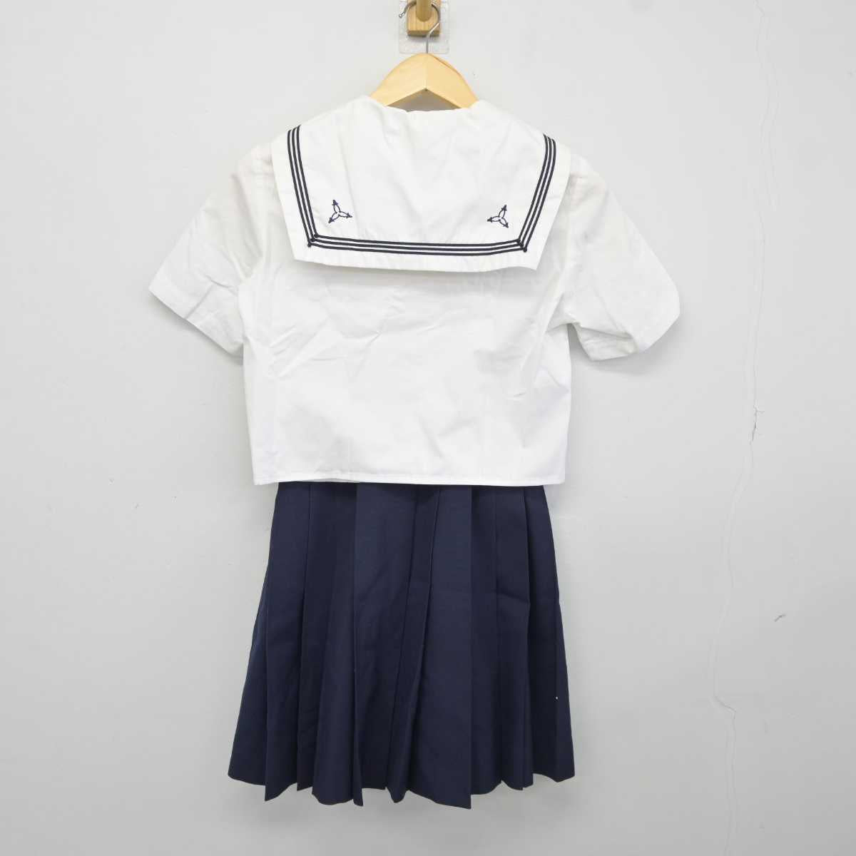 【中古】東京都 小松川高等学校 女子制服 3点 (セーラー服・スカート) sf043866