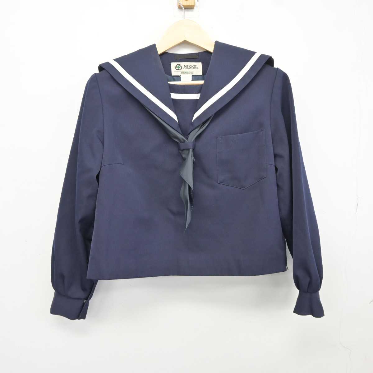 【中古】香川県 丸亀市立東中学校 女子制服 3点 (セーラー服・スカート) sf043868