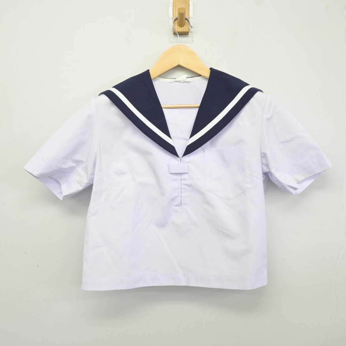 【中古】香川県 丸亀市立東中学校 女子制服 3点 (セーラー服・スカート・スカート) sf043869