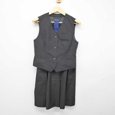 【中古】香川県 善通寺第一高等学校 女子制服 3点 (ベスト・スカート) sf043873