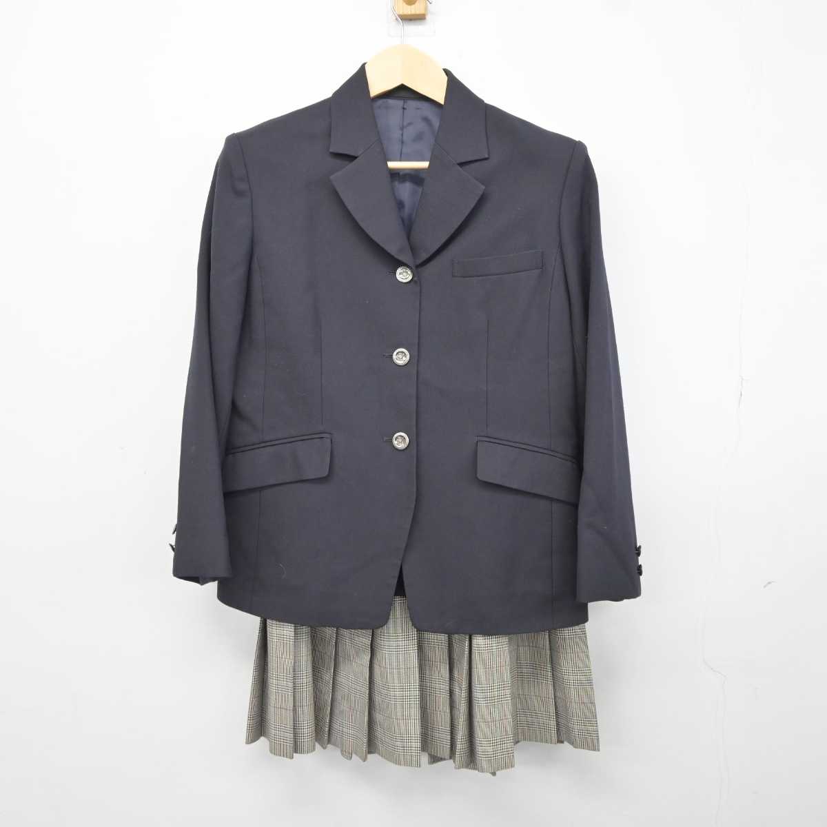 【中古】埼玉県 淑徳与野高等学校 女子制服 3点 (ブレザー・スカート・スカート) sf043875