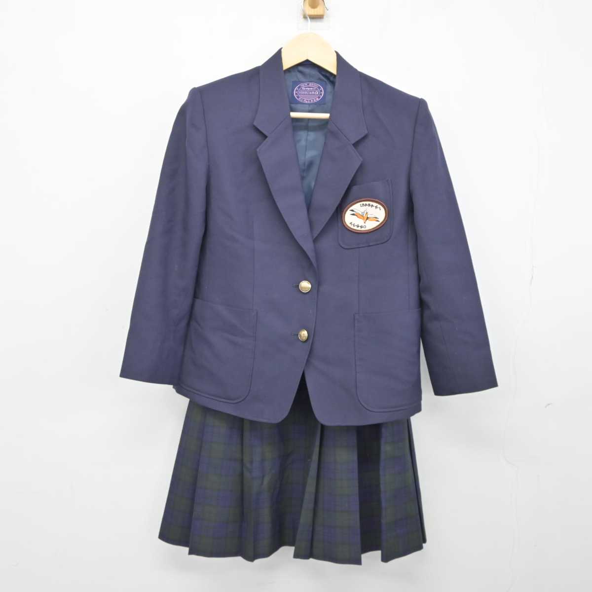 【中古】大阪府 茨木市立天王中学校 女子制服 3点 (ブレザー・スカート・スカート) sf043888