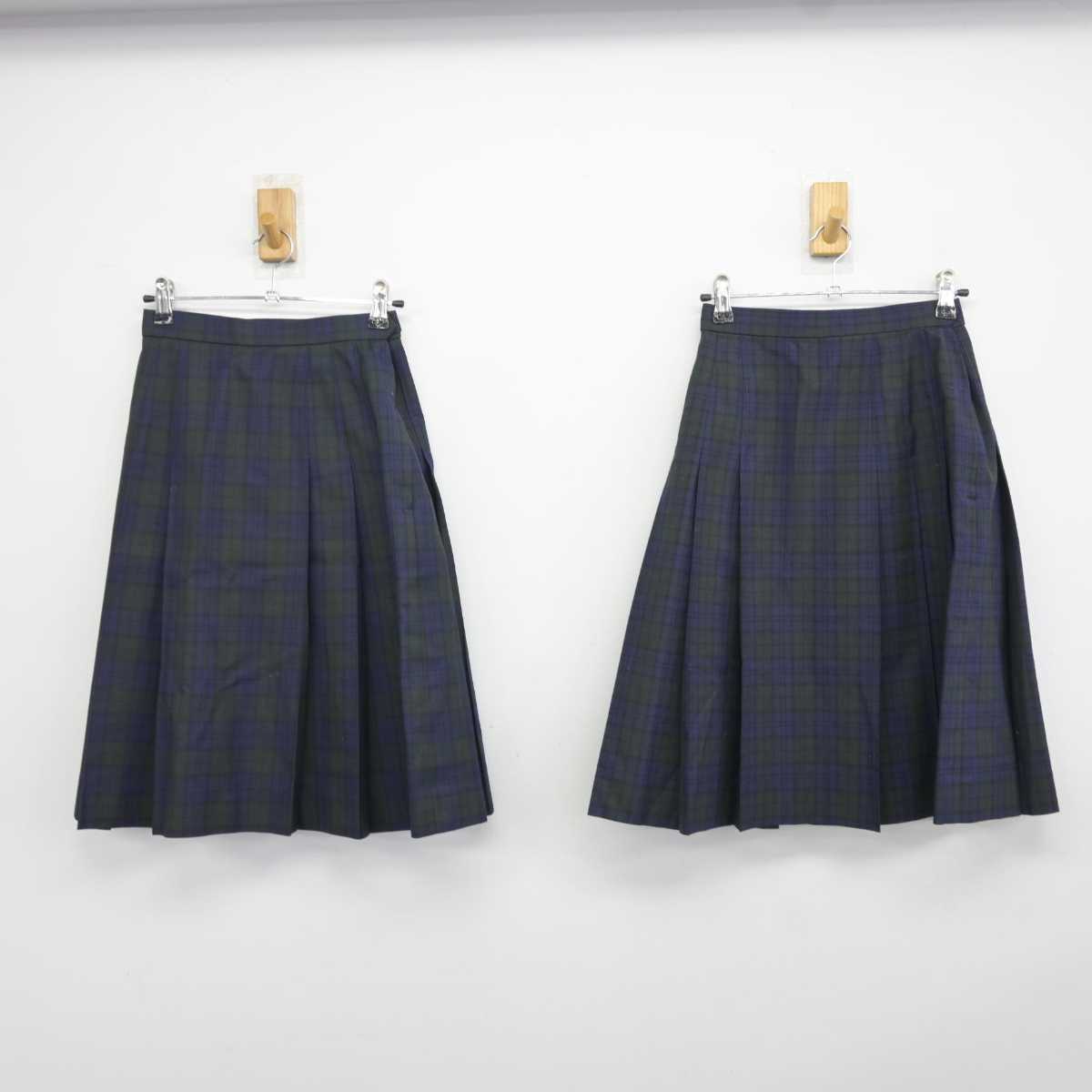 【中古】大阪府 茨木市立天王中学校 女子制服 3点 (ブレザー・スカート・スカート) sf043888