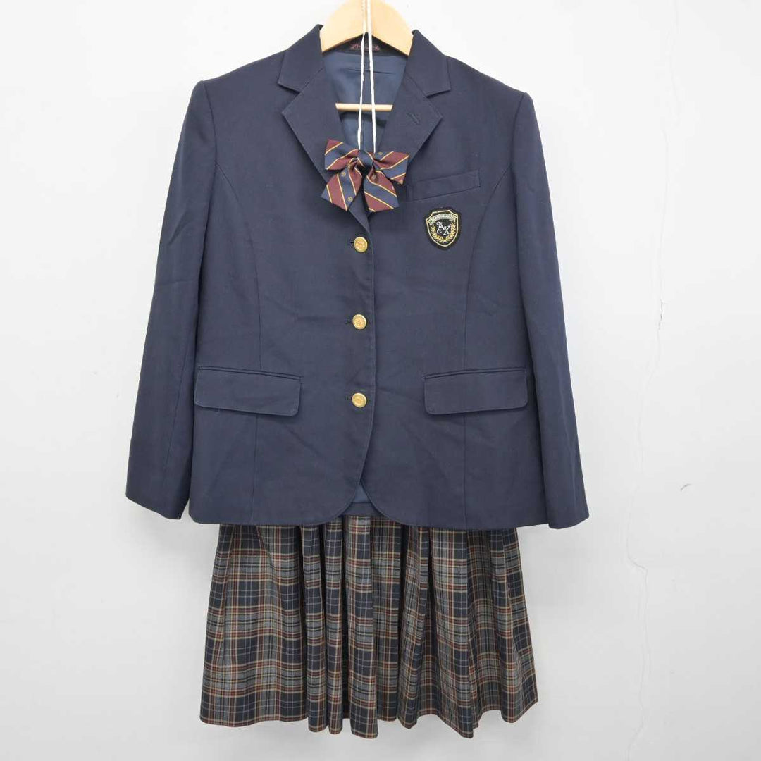 【中古】東京都 足立区立第十中学校 女子制服 4点 (ブレザー・ニット・スカート) sf043918 | 中古制服通販パレイド