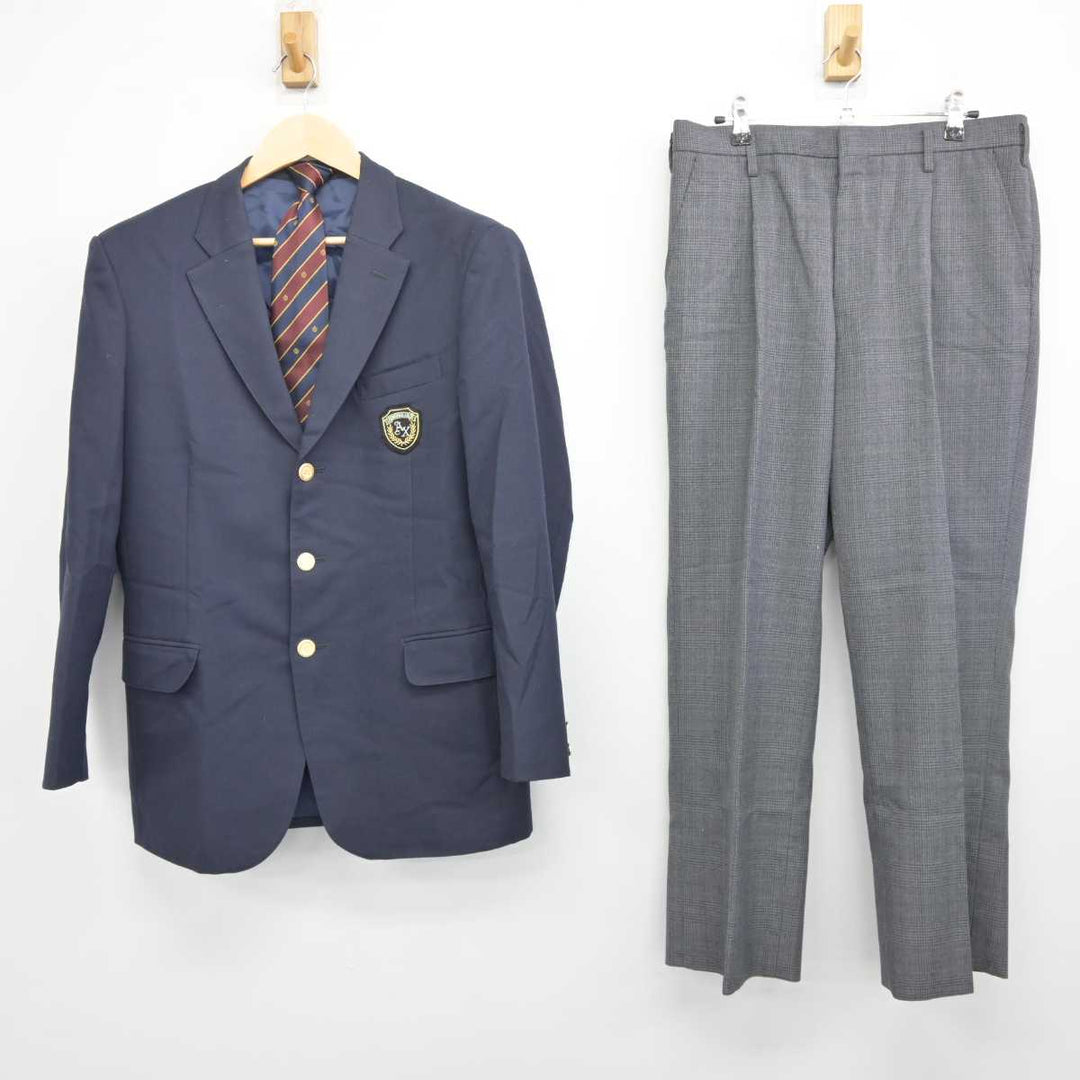 【中古】東京都 足立区立第十中学校 男子制服 4点 (ブレザー・ズボン・ズボン) sf043922