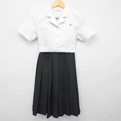 【中古】長崎県 佐世保北高等学校 女子制服 2点 (シャツ・スカート) sf043929