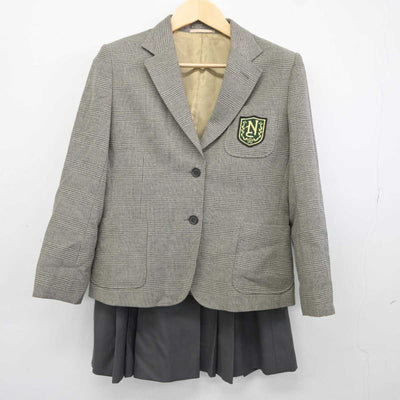 【中古】東京都 日本大学第二高等学校 女子制服 2点 (ブレザー・スカート) sf043934