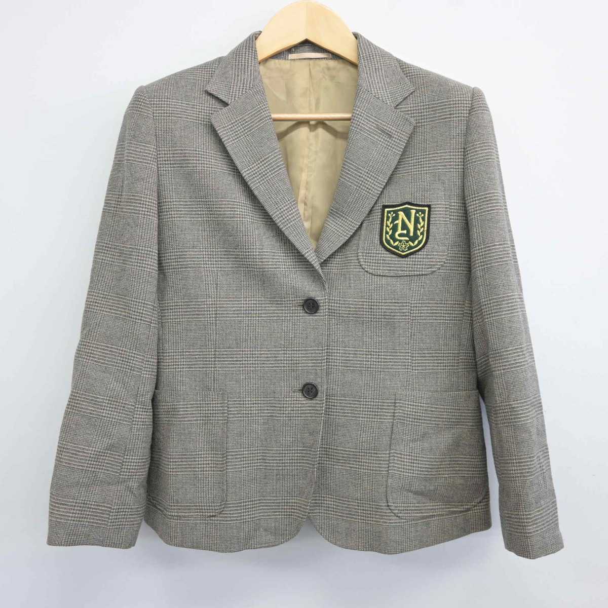 【中古】東京都 日本大学第二高等学校 女子制服 2点 (ブレザー・スカート) sf043934